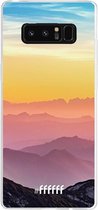 Samsung Galaxy Note 8 Hoesje Transparant TPU Case - Golden Hour #ffffff