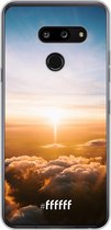 LG G8 ThinQ Hoesje Transparant TPU Case - Cloud Sunset #ffffff