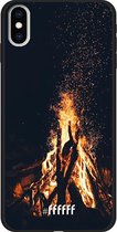 iPhone Xs Max Hoesje TPU Case - Bonfire #ffffff