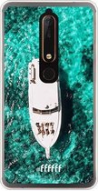 Nokia 6 (2018) Hoesje Transparant TPU Case - Yacht Life #ffffff