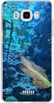 Samsung Galaxy J5 (2016) Hoesje Transparant TPU Case - Coral Reef #ffffff