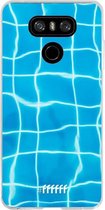 LG G6 Hoesje Transparant TPU Case - Blue Pool #ffffff