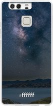 Huawei P9 Hoesje Transparant TPU Case - Landscape Milky Way #ffffff