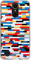 LG K10 (2017) Hoesje Transparant TPU Case - Mesmerising Mosaic #ffffff