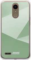 LG K10 (2018) Hoesje Transparant TPU Case - Fresh Geometric #ffffff