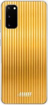 Samsung Galaxy S20 Hoesje Transparant TPU Case - Bold Gold #ffffff