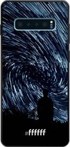 Samsung Galaxy S10 Plus Hoesje TPU Case - Starry Circles #ffffff