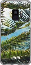 Samsung Galaxy S9 Hoesje Transparant TPU Case - Palms #ffffff