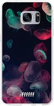 Samsung Galaxy S7 Hoesje Transparant TPU Case - Jellyfish Bloom #ffffff