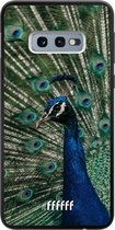 Samsung Galaxy S10e Hoesje TPU Case - Peacock #ffffff