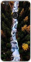 Huawei P8 Lite (2017) Hoesje Transparant TPU Case - Forest River #ffffff