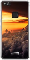 Huawei P10 Lite Hoesje Transparant TPU Case - Sea of Clouds #ffffff