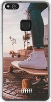 Huawei P10 Lite Hoesje Transparant TPU Case - Skateboarding #ffffff