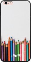 iPhone 6s Plus Hoesje TPU Case - Pencils #ffffff