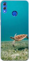 Honor 8X Hoesje Transparant TPU Case - Turtle #ffffff