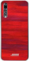 Huawei P20 Pro Hoesje Transparant TPU Case - Scarlet Canvas #ffffff