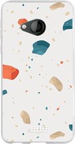 HTC U Play Hoesje Transparant TPU Case - Terrazzo N°3 #ffffff