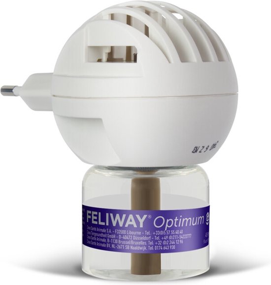 Feliway Optimum - Startset - 1 Verdamper met 1 Vulling - 48 ml - Anti-stress voor Kat