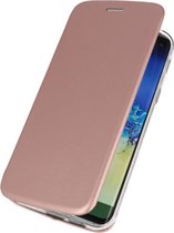 Slim Folio Case - Book Case Telefoonhoesje - Folio Flip Hoesje - Geschikt voor Samsung Galaxy A21 - Roze