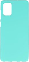 BackCover Hoesje Color Telefoonhoesje voor Samsung Galaxy A71 - Turquoise