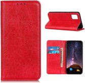 Samsung Galaxy S20 FE Crazy Horse Leather Wallet Case Rood