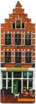 Magneet 2D MDF Huis Cofffeeshop Amsterdam - Souvenir