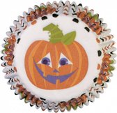 Wilton Mini Baking Cups Happy Pumpkin|Cupcake Cases|Mini|100 stuks|Bakken en Traktaties