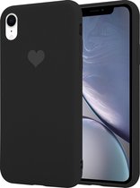 Sweetheart silicone hoesje geschikt voor Apple iPhone Xr - zwart
