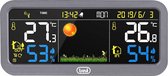 Trevi ME3P20 - Weerstation met externe sensor - LCD-display, weer, datum, temperatuur, luchtvochtigheid, luchtdruk