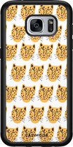 Samsung S7 hoesje - Got my leopard | Samsung Galaxy S7 case | Hardcase backcover zwart