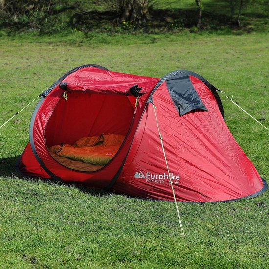 | Eurohike Pop Up 200 Sd 2 Persoons Tent Rood EUROHIKE POP UP 200 SD 2 PERSOONS TENT ROOD