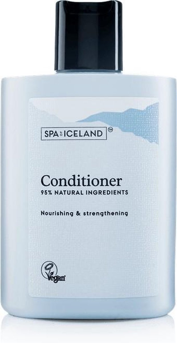 Spa of Iceland Conditioner 300 ml - Verwen je haar met Ijslandse ingrediënten - Verminder breuk & voeg glans toe - Bevat Shea boter en zoete Amandelolie