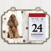 Scheurkalender 2023 Hond: Engelse Cocker