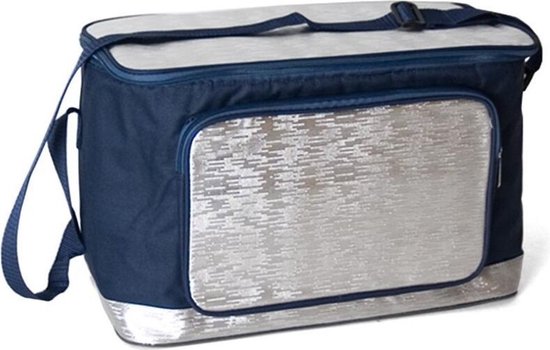 Koeltas schoudertas blauw/zilver 39 x 20 x 26 cm 18 liter - Koeltassen van KOEL — afbeelding 3