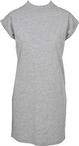 Urban Classics Korte jurk -XL- Turtleneck Extended Shoulder Grijs