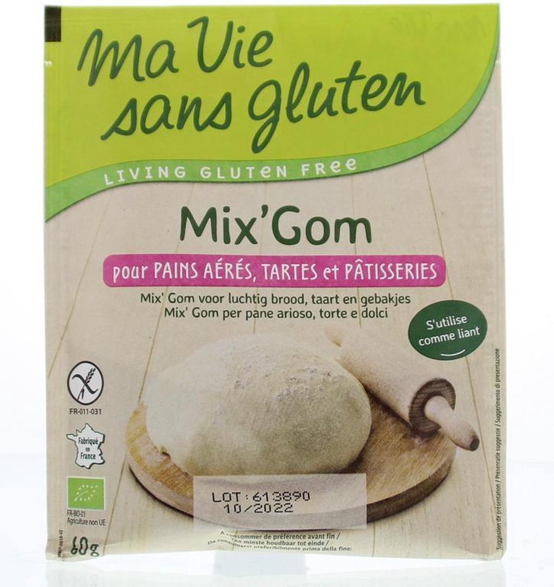 Bindmiddel voor brood en gebak bio glutenvrij bol