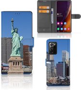 GSM Hoesje Geschikt voor Samsung Galaxy Note20 Ultra Beschermhoesje met foto Vrijheidsbeeld