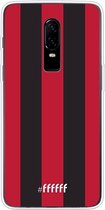 OnePlus 6 Hoesje Transparant TPU Case - AC Milan