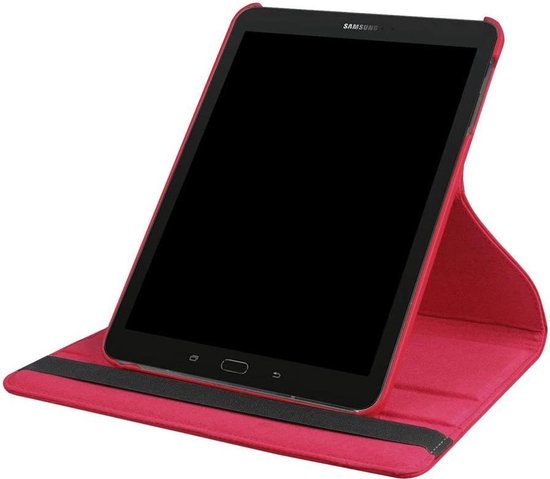 Draaibaar Hoesje - Rotation Tabletcase - Multi stand Case Geschikt voor: Samsung Galaxy Tab A 10.1 inch T580 / T585 (2016 2018) - rood - Ar202
