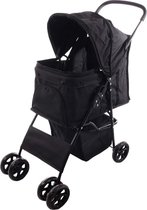 Flamingo - Honden Buggy Anda - Zwart - 46 x 81,5 x 98 cm