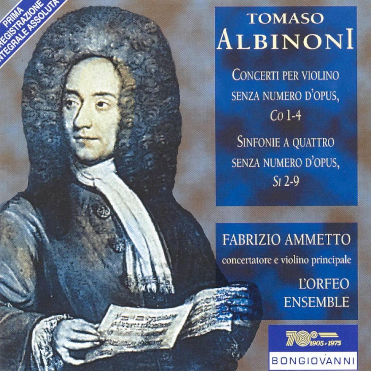 Albinoni: Concerti Per Violino