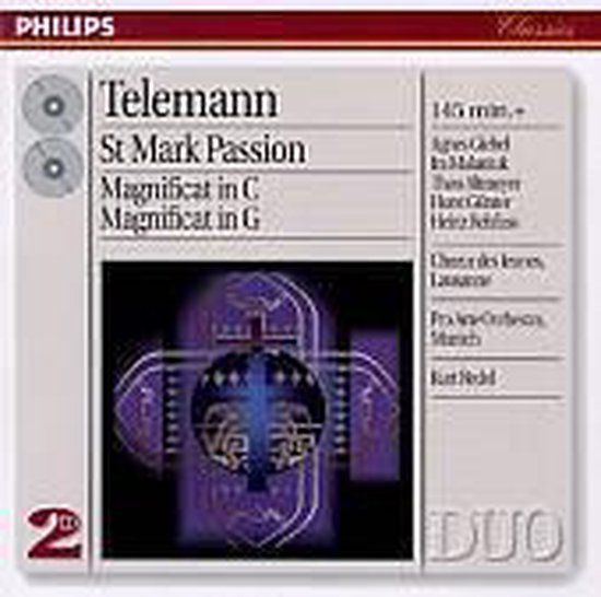 Telemann: St. Mark Passion, etc / Redel, Giebel, et al
