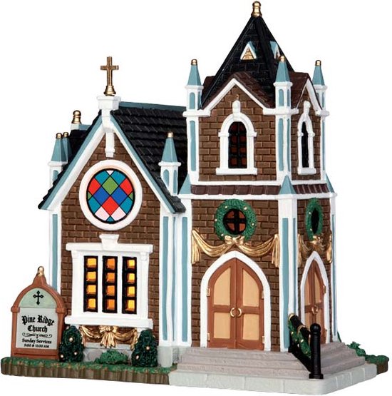 Lemax - Pine Ridge Church -  B/o Led