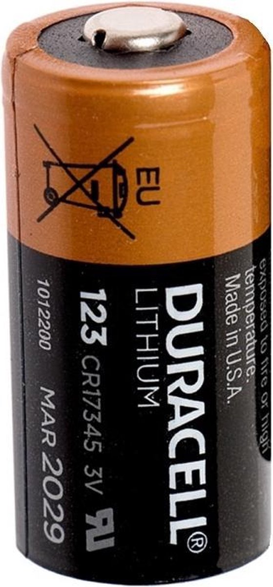 Duracell Ultra Lithium CR123A batterij 3V