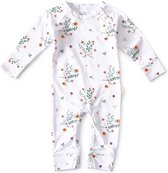 Little Label - babypakje - wit bloemen - maat 68 - bio katoen
