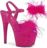 Pleaser Sandaal met enkelband, Paaldans schoenen -36 Shoes- ADORE-709F Paaldans schoenen Roze