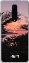 OnePlus 8 Hoesje Transparant TPU Case - Pretty Sunset #ffffff