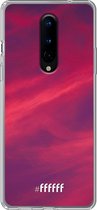 OnePlus 8 Hoesje Transparant TPU Case - Red Skyline #ffffff