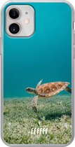 iPhone 12 Mini Hoesje Transparant TPU Case - Turtle #ffffff