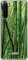 OnePlus Nord Hoesje Transparant TPU Case - Bamboo #ffffff